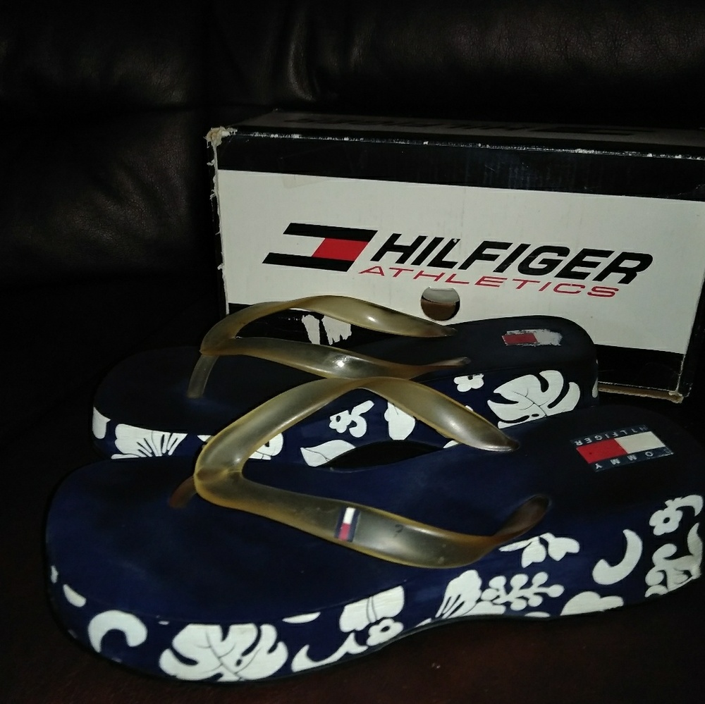 Tommy Hilfiger Flip Flops (Navy Blue)